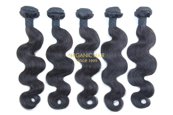 Cheap remy human hair weave 